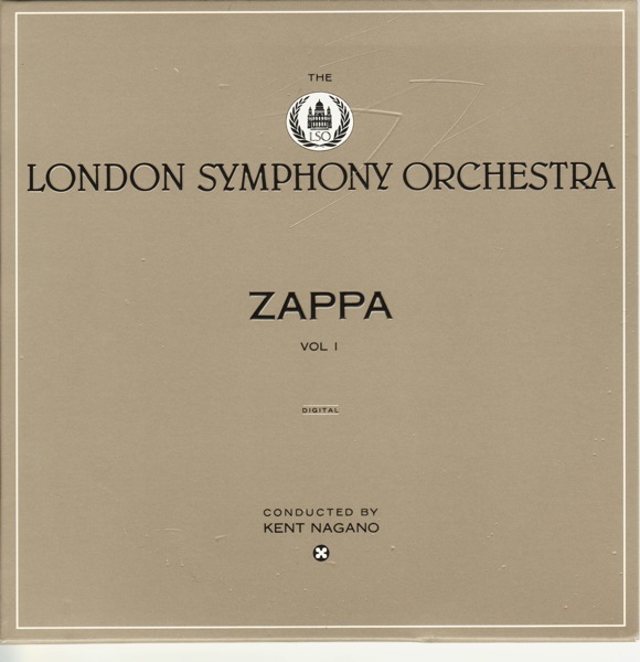 Volume 1 front, Zappa, Frank - London Symphony Orchestra, Vol. 1 and Vol. 2